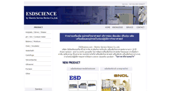 Desktop Screenshot of esdscience.com